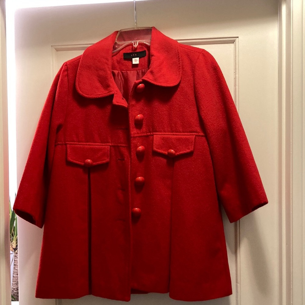 Flare crop coat
